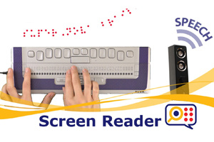 программа экранного доступа с речью и поддержкой Брайля SuperNova Screen Rader  